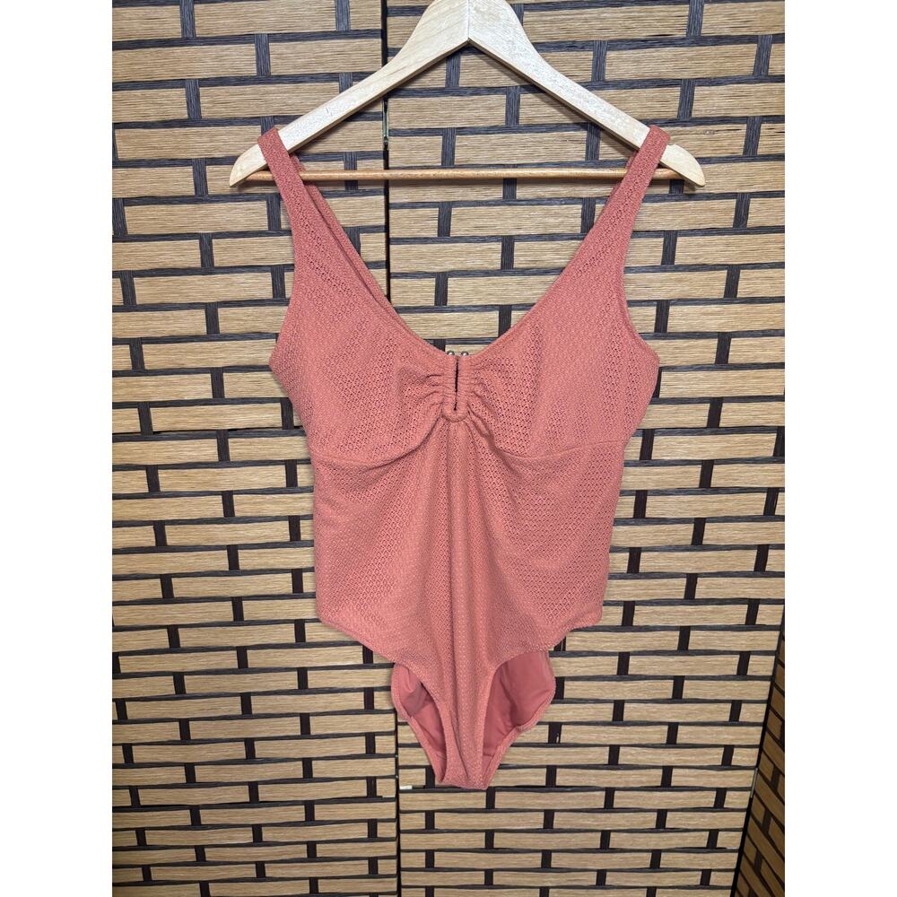 Old Navy Orange One Piece Swimsuit Size Large